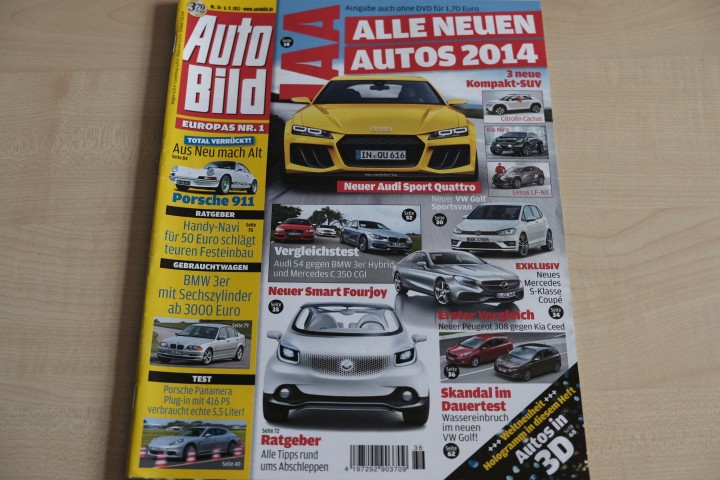 Deckblatt Auto Bild (36/2013)